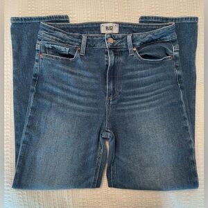 Paige Women’s High Rise Cindy Crop Blue Denim Jeans Sz. 30 👖